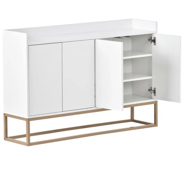 Skåp, Modern Design, Gott om Förvaring, Montering Krävs,VIT