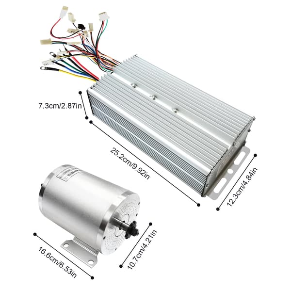 Motor Kit, 3-hastigheds kontrol, tilbage-funktion,Sølv