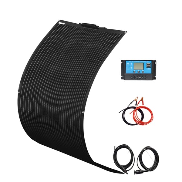 Solpanel, Fleksibelt Design, Høj Effektivitet,12V 120W solarkit B