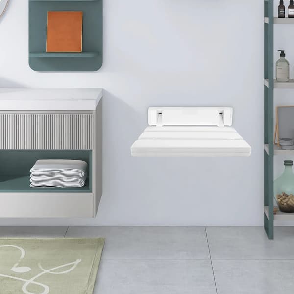 Fällstol, Väggmonterad, Platsbesparande Design,VIT