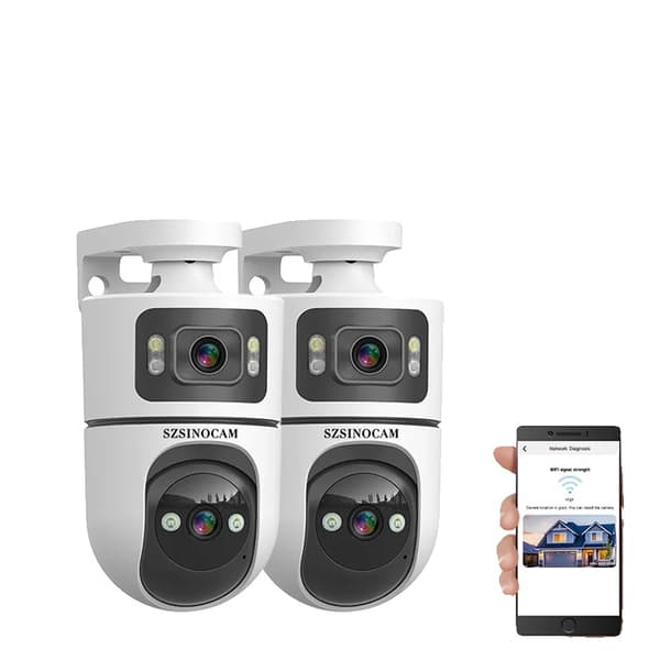 IP Kamera, 3 MP, WiFi-forbindelse,WiFi NE Kort 2PCS