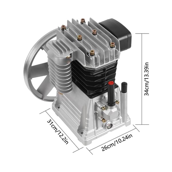 Ilmakompressorin pumppu, 66 gallonaa/min, 0.8MPa paine,Hopea