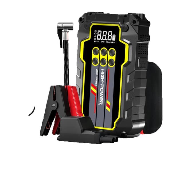 Bil Jump Starter, 10000mAh Batteri, Indbygget Luftkompressor,CYD32