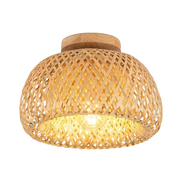 Loftlys, Bambusmateriale, Håndlavet Design,INGEN PÆRE, Dia 38cm