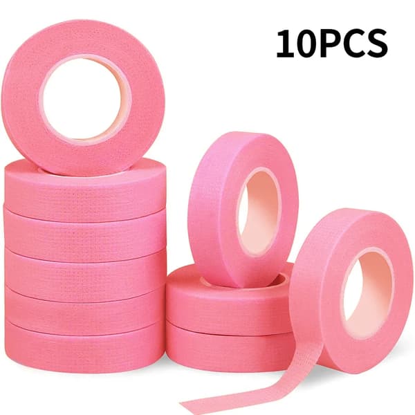 Øjenvippe Tape, Blid Klæbning, Nem Fjernelse,10pcs rosenrød