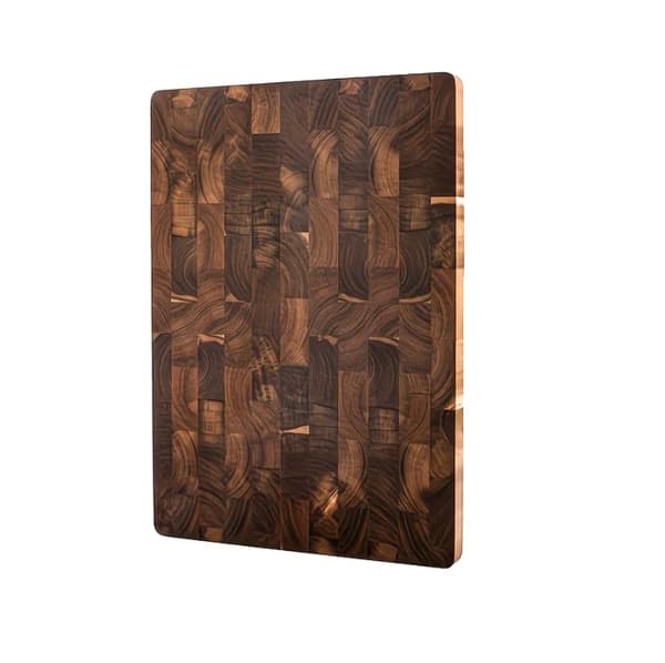 Skärbräda, Premium End-Grain Trä, Vändbar Design,42x30x2.5cm