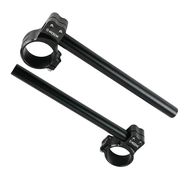 Clip-On Styren, 7075 Aluminium, Universell Passform,Mörkgrå