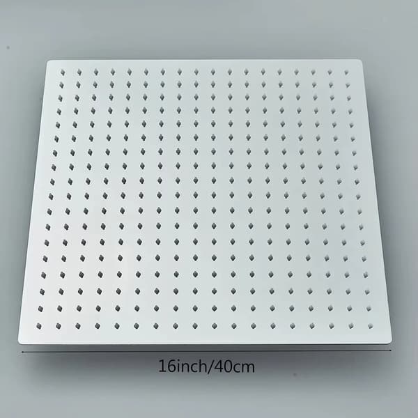 Duschhuvud, Regnfallfunktion, Vattenbesparande Teknik,Krom 16tum
