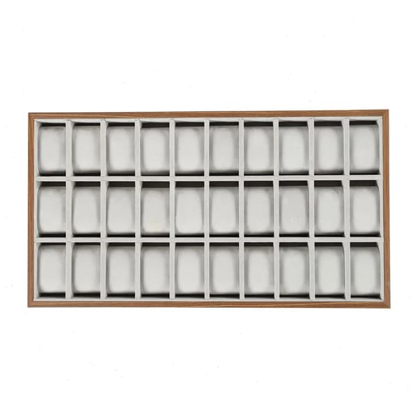 Ur Organizer, Rigelig Opbevaringsplads, Holdbar Konstruktion,Brun