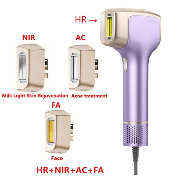 Epilator, smertefri hårfjerning, smart hudsensor,HRNIRACFA