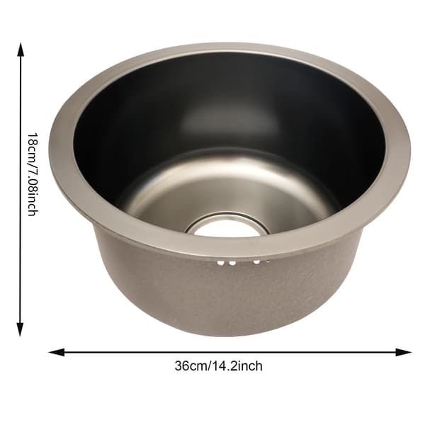 Köksblandare, Rund Design, Nano-Beläggning, Silver