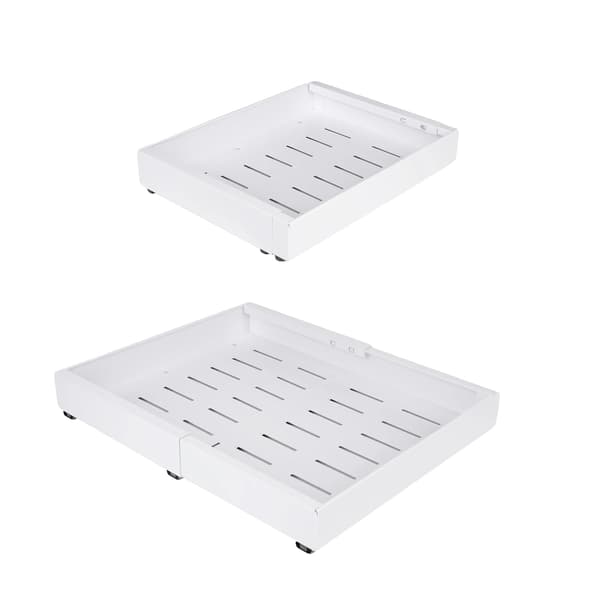 Förvaringshylla, Justerbar Design, Mångsidig Användning,2 st vit