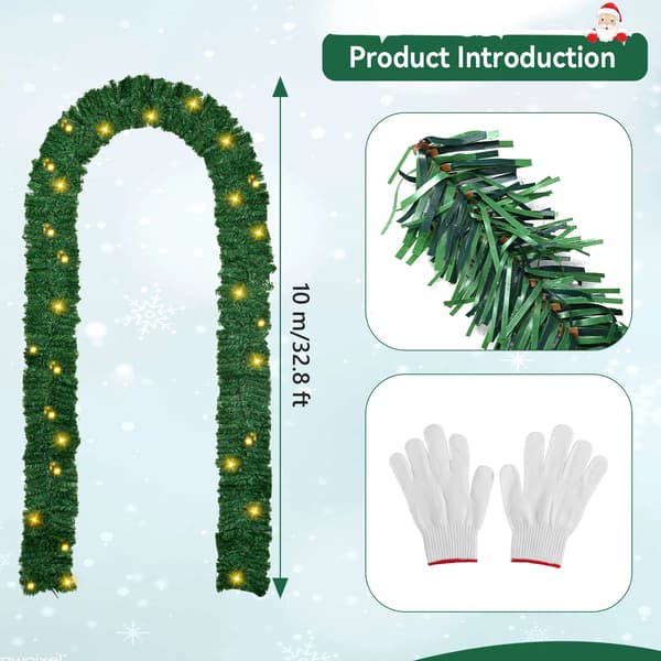 Garland, 100LED-lampor, Inredning,10m 100led