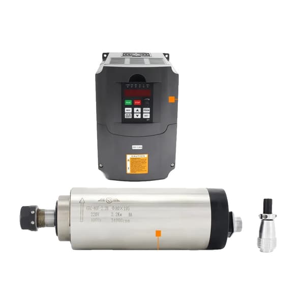 CNC Spindelmotor, Højhastighedsdrift, Holdbart Rustfrit Stål,220V-a, TILFØJ VFD