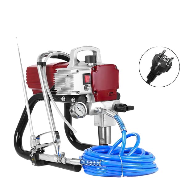 Luftlös Sprutmaskin, 1800W Effekt, Maximal Sprutflöde 1.8 l/min,Röd