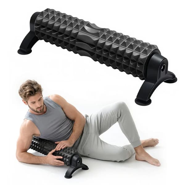 Skumrulle, Ergonomisk Design, Dybvævsmassage,sort