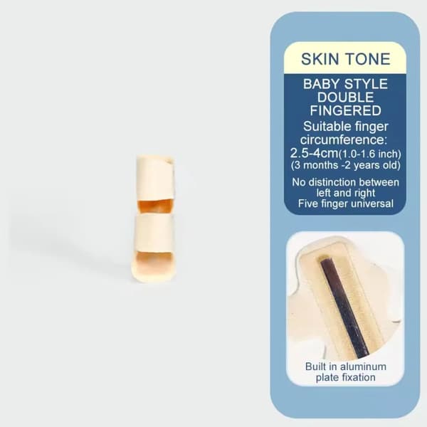 Finger Fixeringsskinne, Justerbar Pasform, Holdbare Materialer,C