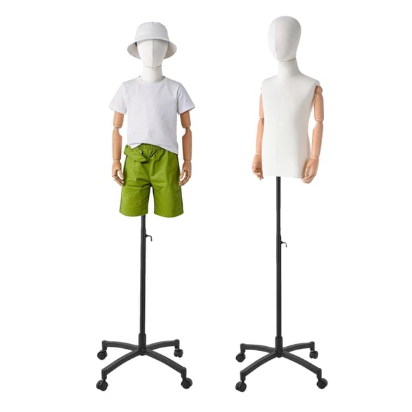 Kroppsmannikin, Justerbar Höjd, Överdel Design,Barnversion