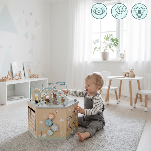 Uddannelses Cube Legetøj, Sikker Design, Interaktive Læringsaktiviteter,Multifarvet