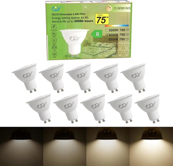 LED-lamput, himmennettävät, energiatehokkaat,Luonnonvalo