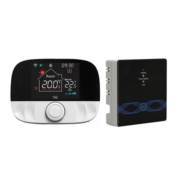Termostat, Programmerbar tidsplan, Styring med stemme,WiFi