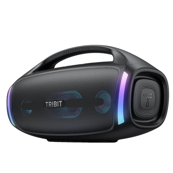 Bluetooth-högtalare, 200W uteffekt, IP67 Vattentät, svart