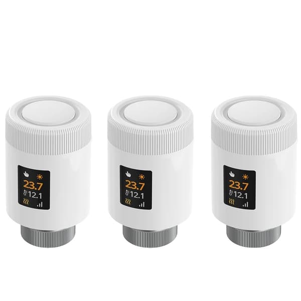 Termostatisk radiatorventil, Wi-Fi 6-forbindelse, energieffektiv,WiFi-3PCS