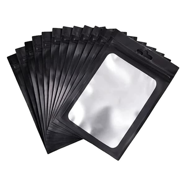 Återförslutningsbara Zip Lock-påsar, Klar Design, Hållbart Plastmaterial,6