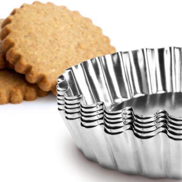 Muffinsformar, Metall, Återanvändbart Bakset,Silver