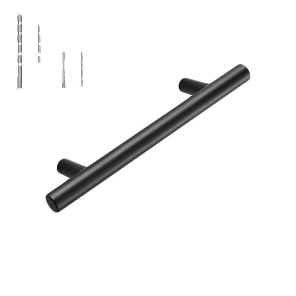 Møbelhåndtag & Knob, Rustfrit Stål, Alsidig Brug,20stk Sort 128mm
