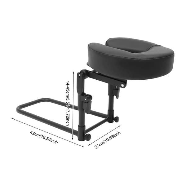Massage Seng, Ergonomisk Design, Justerbar Funktion,Sort