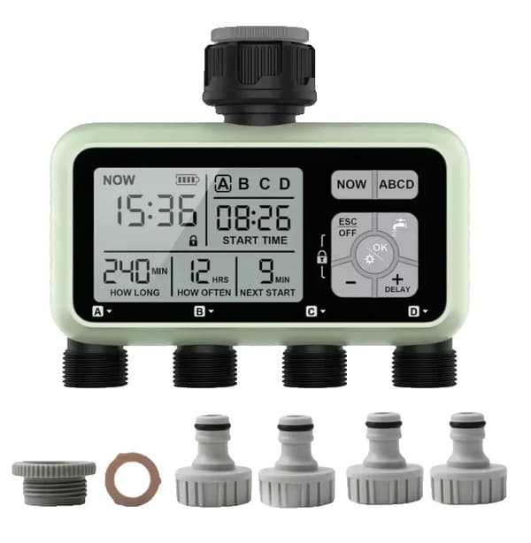 Havevandingstimer, Uafhængig Kontrol, Programmerbar Timer,HCT-379-BS