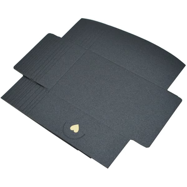 Mini Papirkuverter, Perfekte til Hilsner, Holdbart Design,Carbon Sort