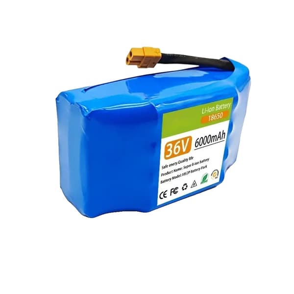 Batteri, 6000 mAh kapacitet, 36V spänning,36V 4400mAh