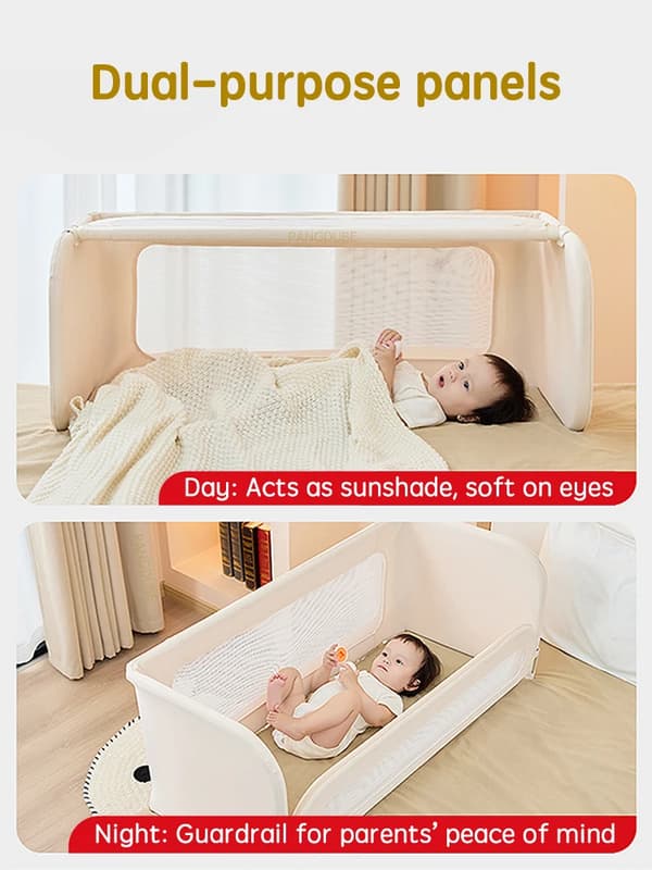 Babysikkerhedsbarriere, værktøjsfri montering, holdbart design,Som foto