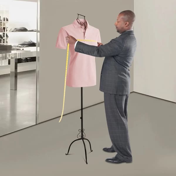 Mannequin, Överkroppsdesign, Justerbar Höjd,Röd