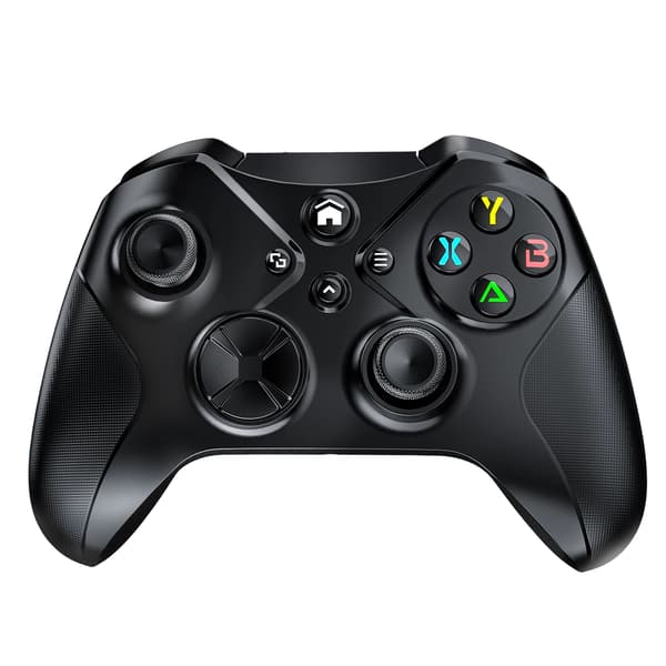 Gamepad, trådlös anslutning, dubbel vibrationsfeedback, svart