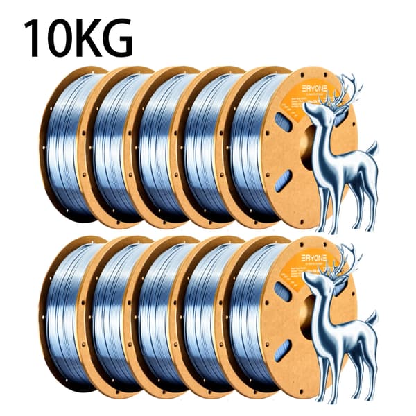 3D-printer filament, PLA-material, nem at bruge,Sølv