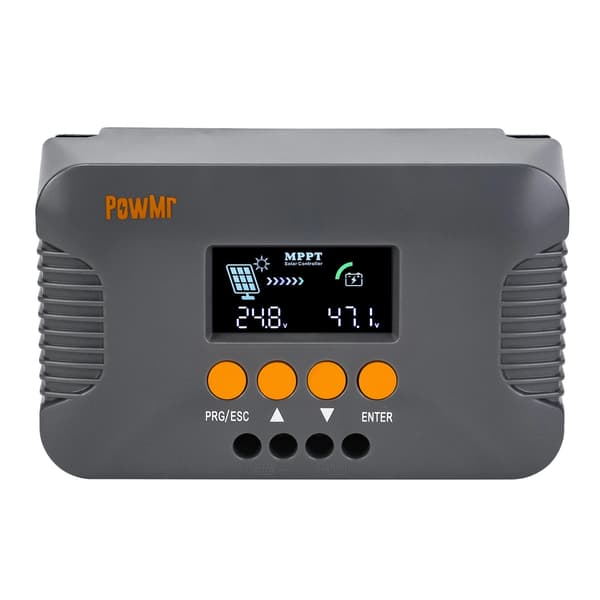 Solcellsregulator, 10A Maximal Ström, LCD-display,MPPT Boost 10A