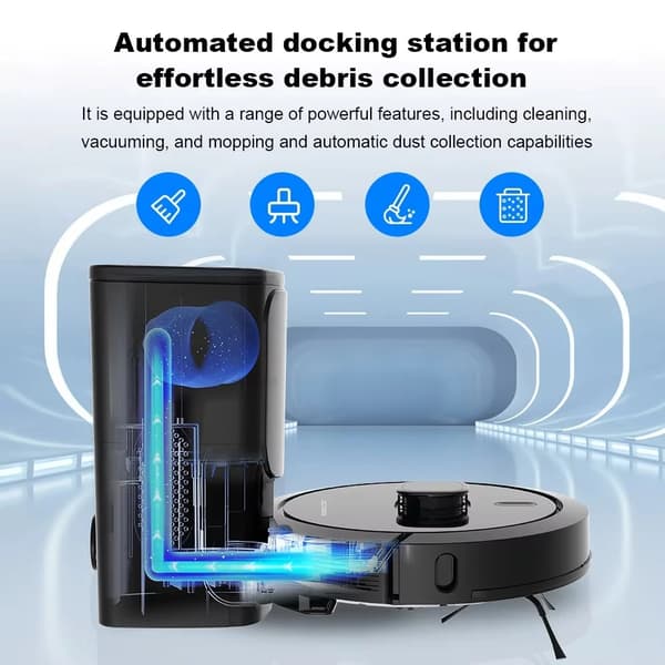 Robotdammsugare, 6500Pa sugkraft, appkontroll,G7, EU