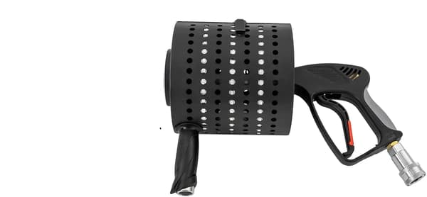 Konfettimaskin, LED-belysning, Manuell kontroll,svart