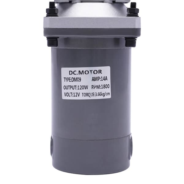Gearmotor, Høj Moment, Effektiv Drift,Sølv, 12V