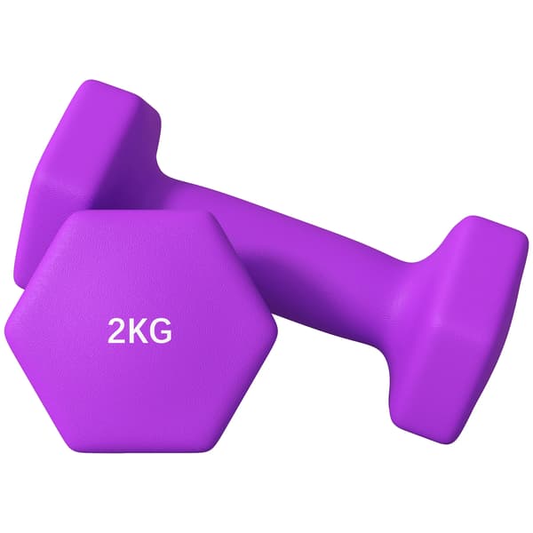 Hexagonala hantlar, halkfri grepp, 2 kg vikt,armégrön