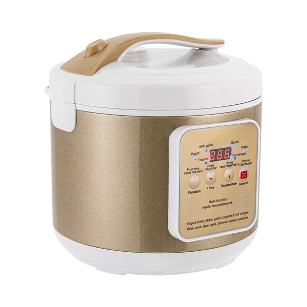 Fermenteringsmaskine, Rustfrit Stål, 6 Liter Kapacitet,Guld