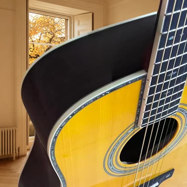 Gitarr, Klassisk Stil, Ebenholts Greppbräda,GUL