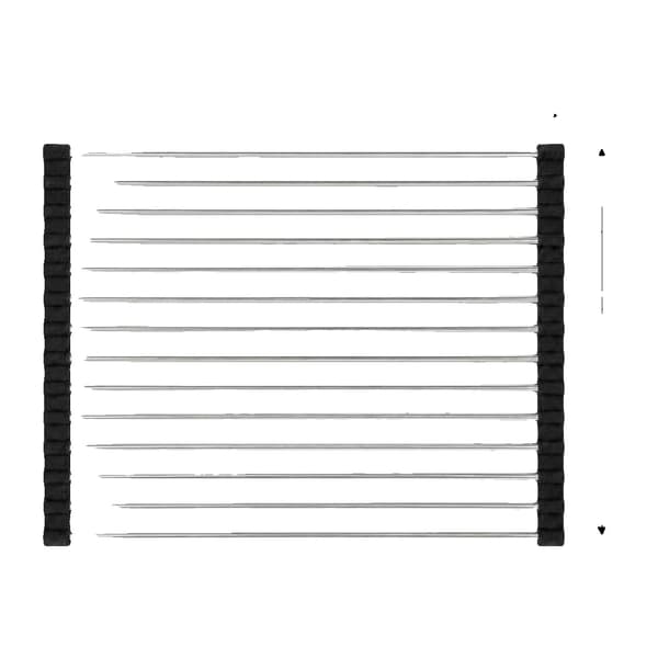 Diskställ, rostfritt stål, hopfällbar design,M 23.5×36.5 cm