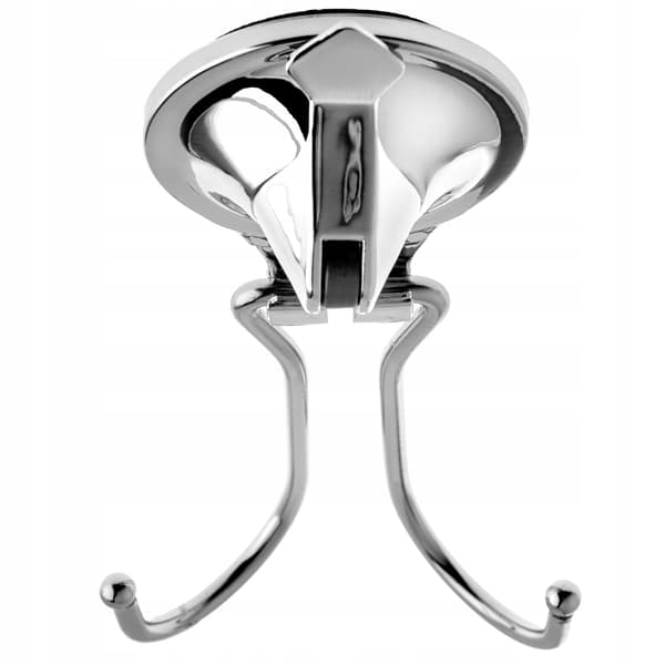 Sugkoppkrok, Stark Lastkapacitet, Enkel Installation,Silver
