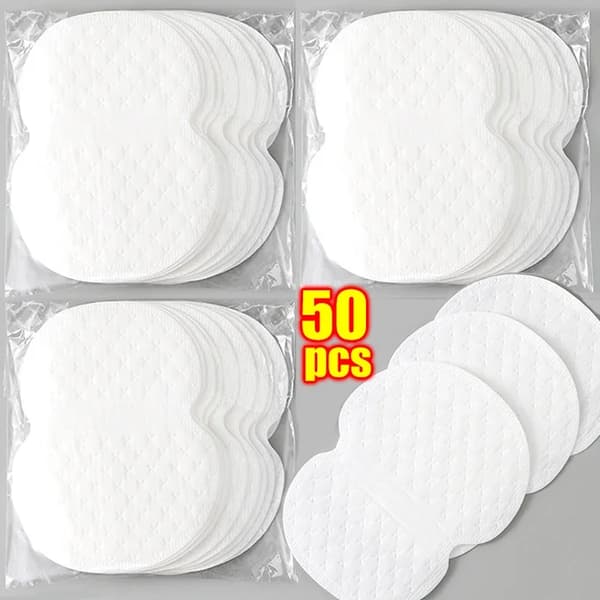 Underarmskydd, Bomullsmaterial, Hög Absorption,50pcs, En storlek-b