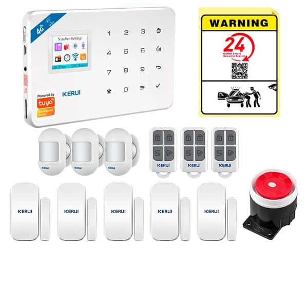 Alarm System, Smart Control, Multi-Zone Beskyttelse,Alarm Kit 2, EU Stik-a