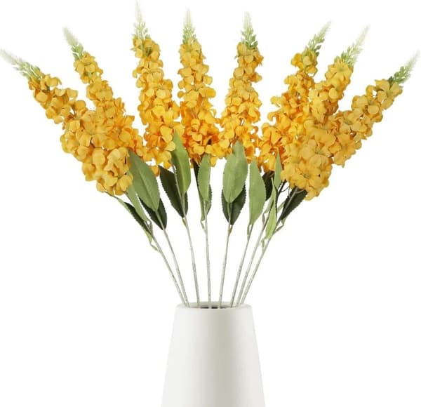 Konstgjorda Blommor, 5-pack, Heminredning,L-c, GUL